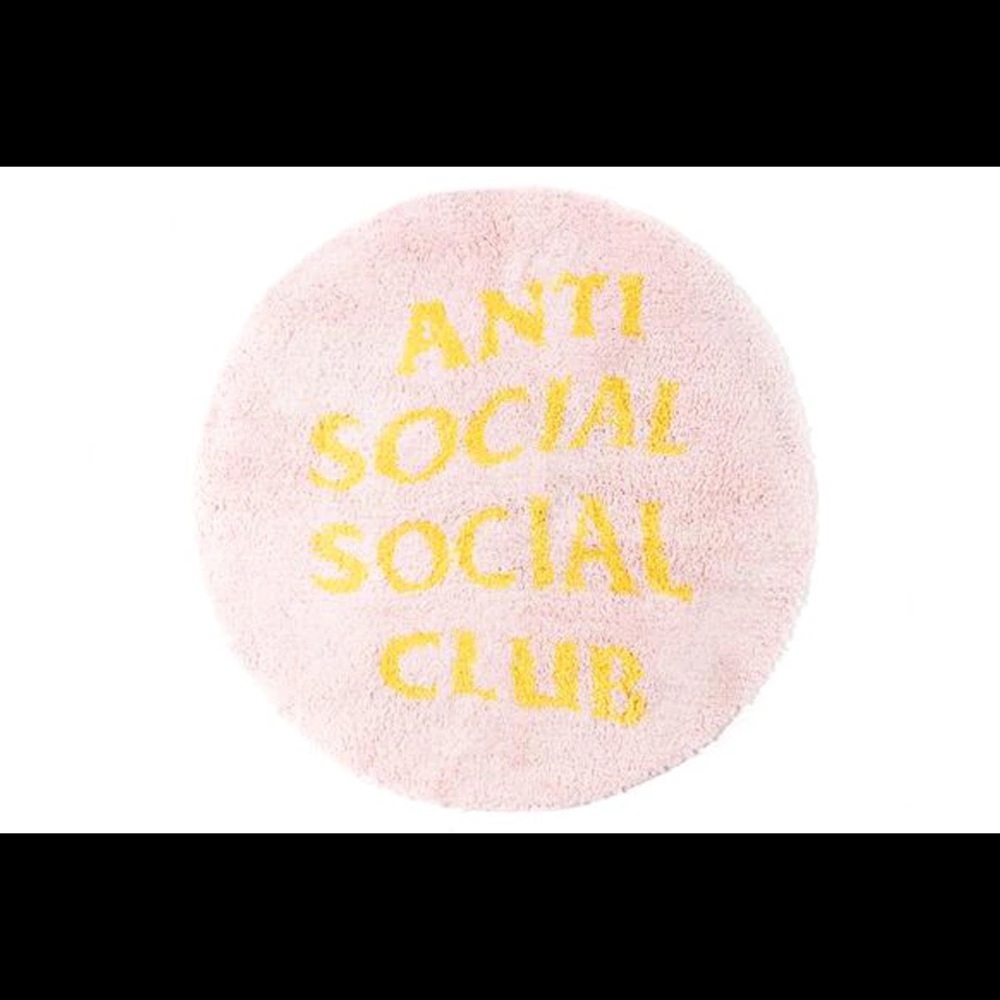 Anti Social Social Club No Shoes Inside Rug